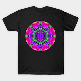 Mandala Magic - Kaleidoscopic Fractal 2.10.2024 B T-Shirt